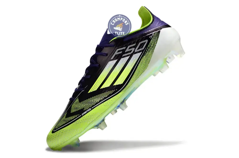 F50 Languette FG - Violet/Jaune Fluo/Blanc - Image 4