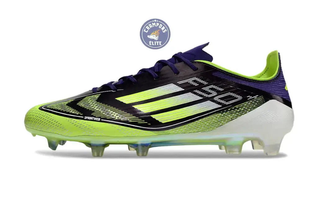 F50 Languette FG - Violet/Jaune Fluo/Blanc - Image 5