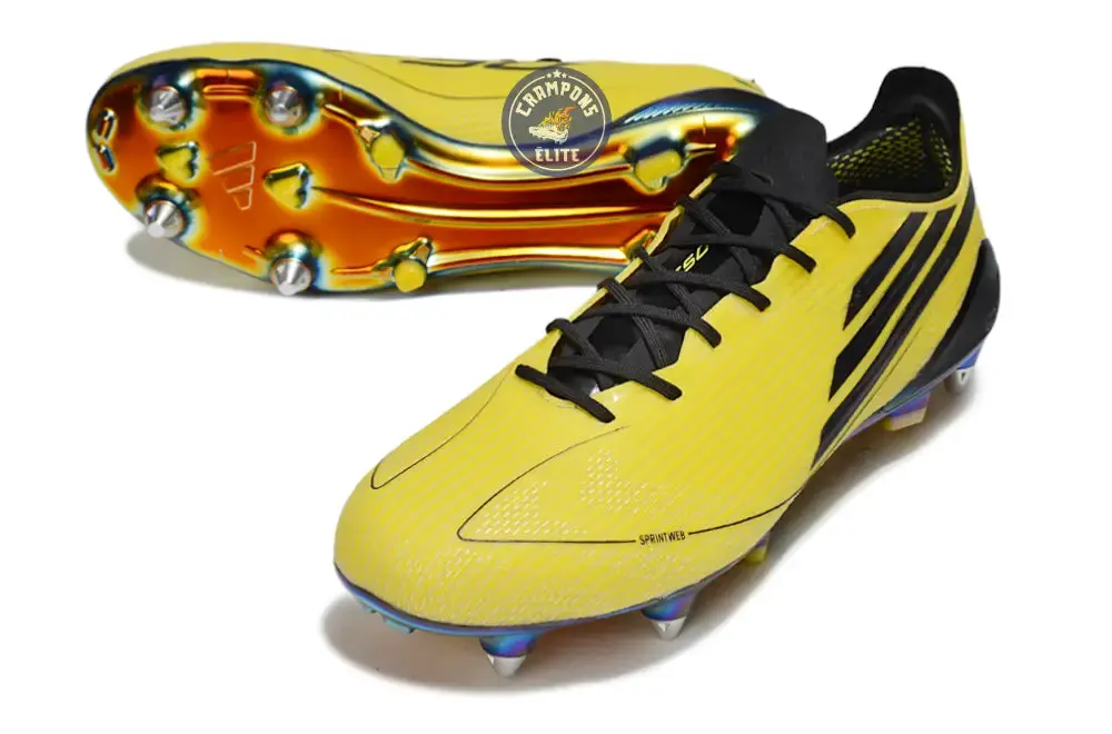 F50 Languette SG Adizero 2010 Remake - Jaune/Noir ÉDITION LIMITÉE - Image 2