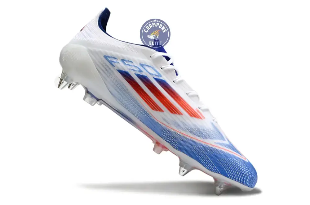 F50 Languette SG Advancement - Blanc/Rouge/Bleu - Image 3