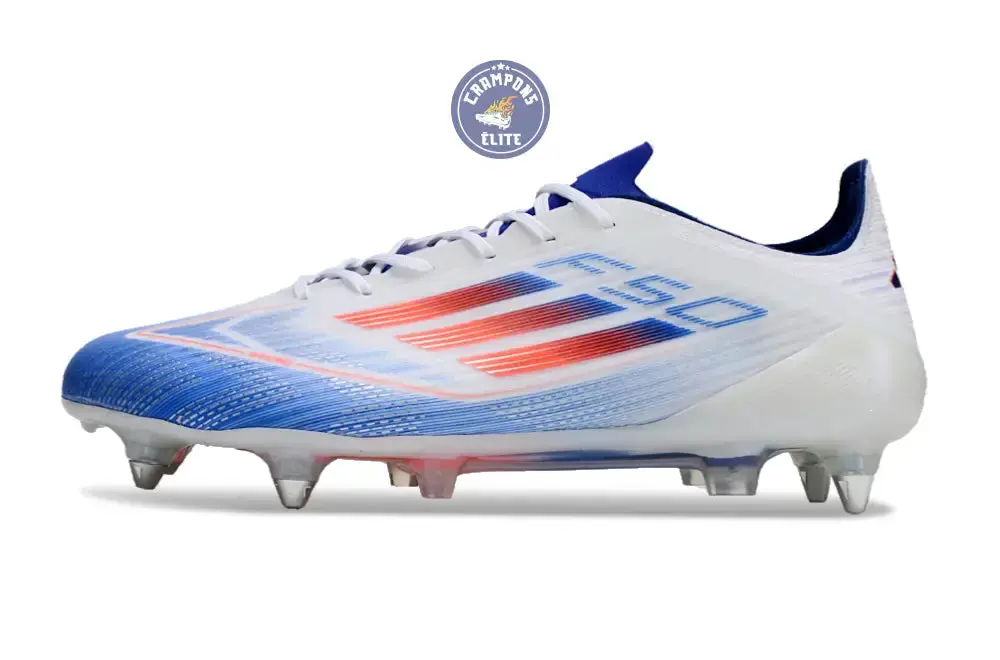 F50 Languette SG Advancement - Blanc/Rouge/Bleu - Image 5