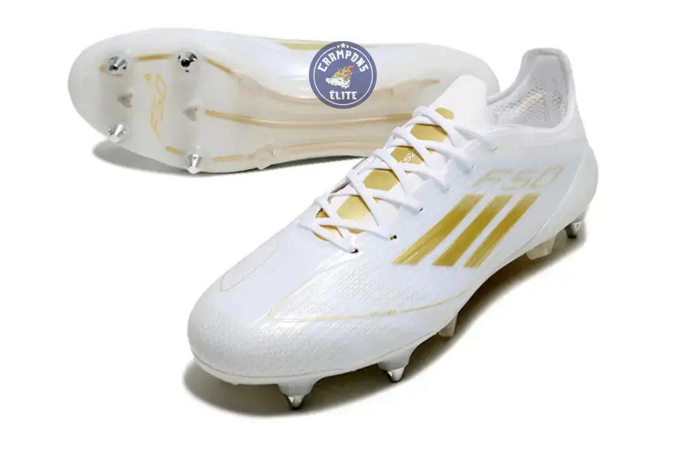 F50 Languette SG Day Spark - Blanc/Doré/Blanc - Image 2