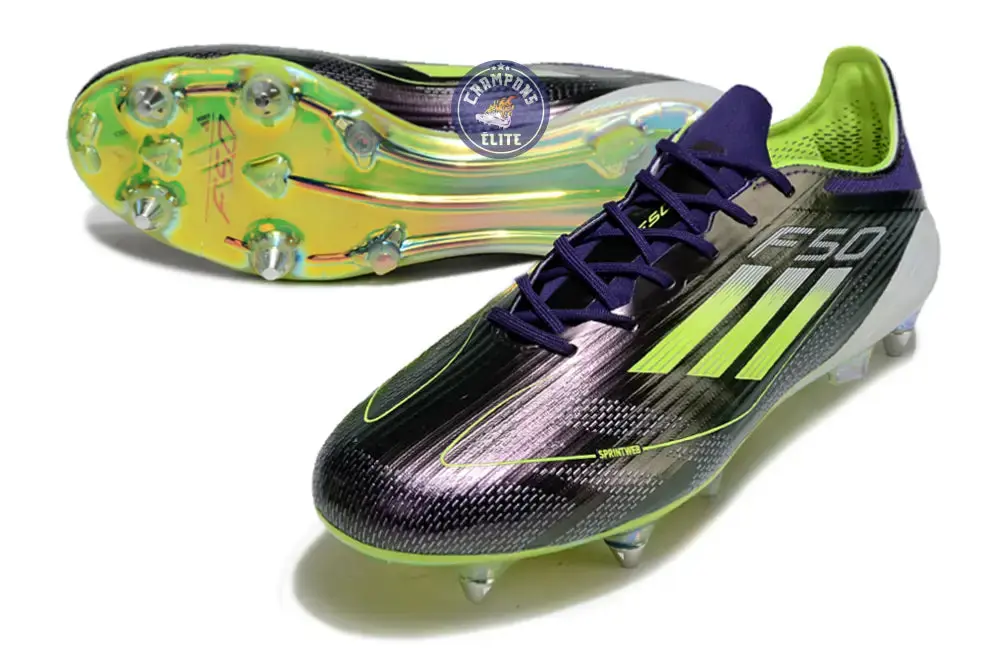 F50 Languette SG Fast Reborn - Violet/Blanc/Vert ÉDITION LIMITÉE - Image 2