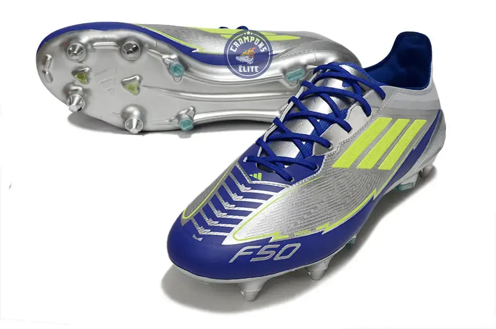 F50 Languette SG Messi Pro La Vida Rapida - Argenté/Jaune/Bleu - Image 2