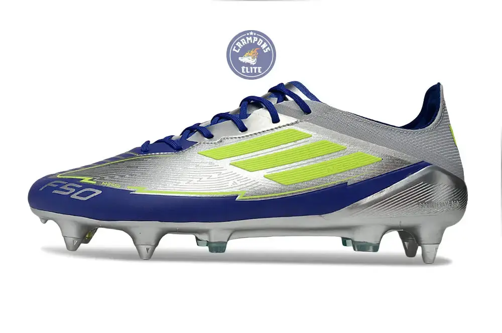 F50 Languette SG Messi Pro La Vida Rapida - Argenté/Jaune/Bleu - Image 5