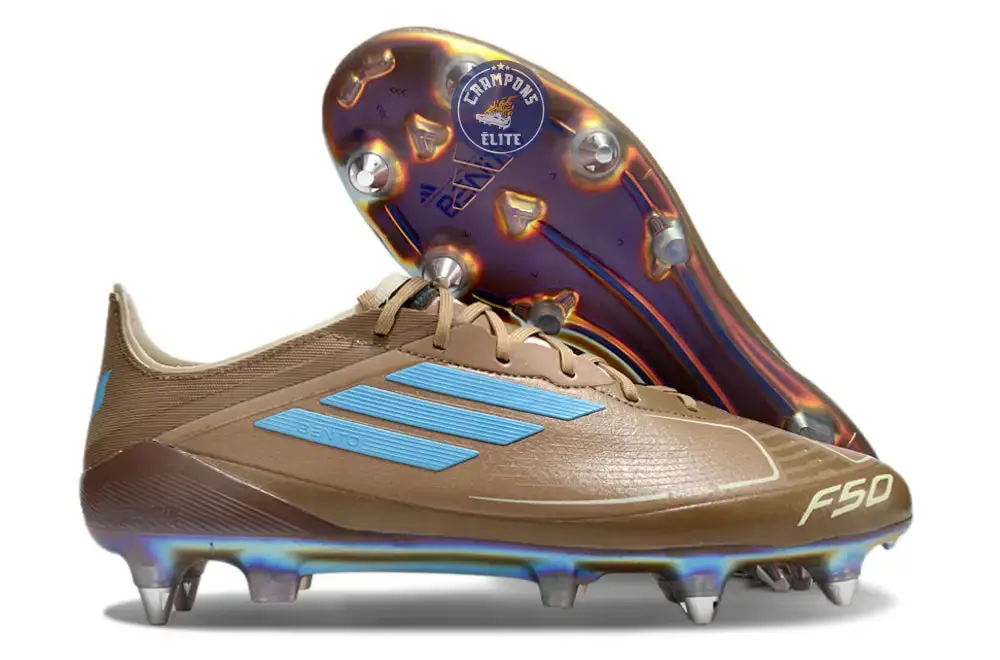 F50 Languette SG Messi X Bad Bunny - Cardboard/Blanc/Turquoise ÉDITION LIMITÉE