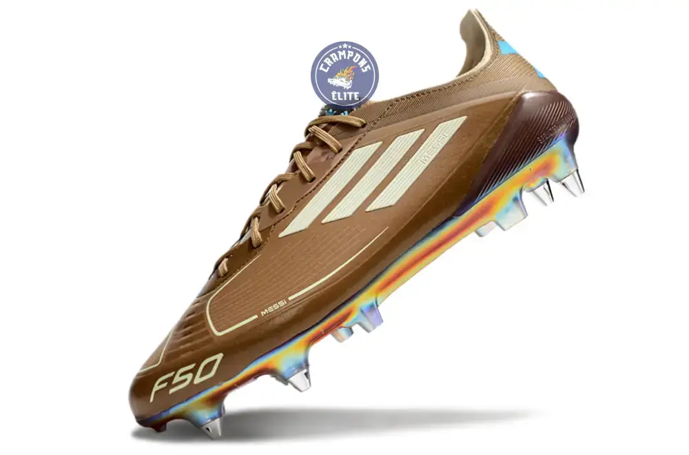 F50 Languette SG Messi X Bad Bunny - Cardboard/Blanc/Turquoise ÉDITION LIMITÉE - Image 4