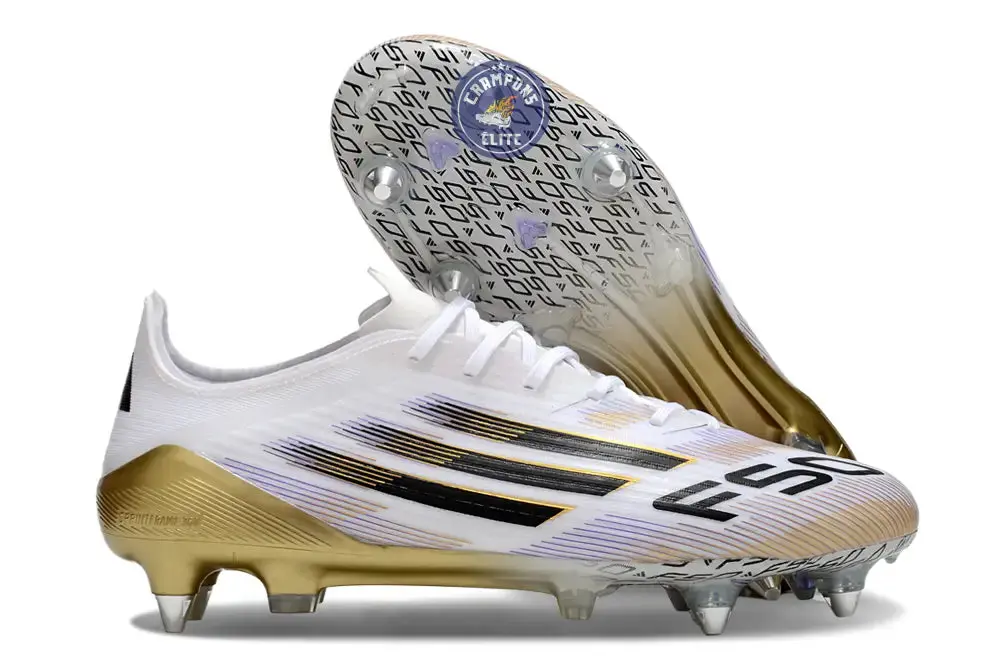F50 Languette SG Road to Glory - Blanc/Noir/Doré
