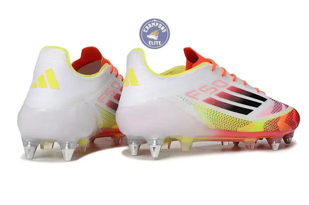 F50 Languette SG Pure Victory - Blanc/Noir/Jaune - Image 6