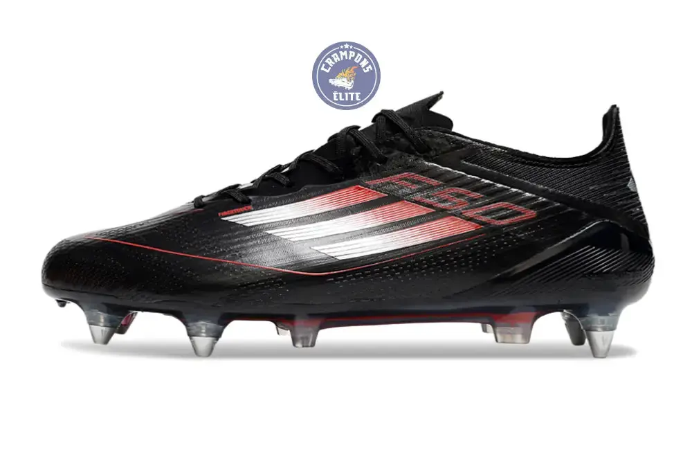 F50 Languette SG Stealth Victory - Noir/Argenté/Lucid Red - Image 5
