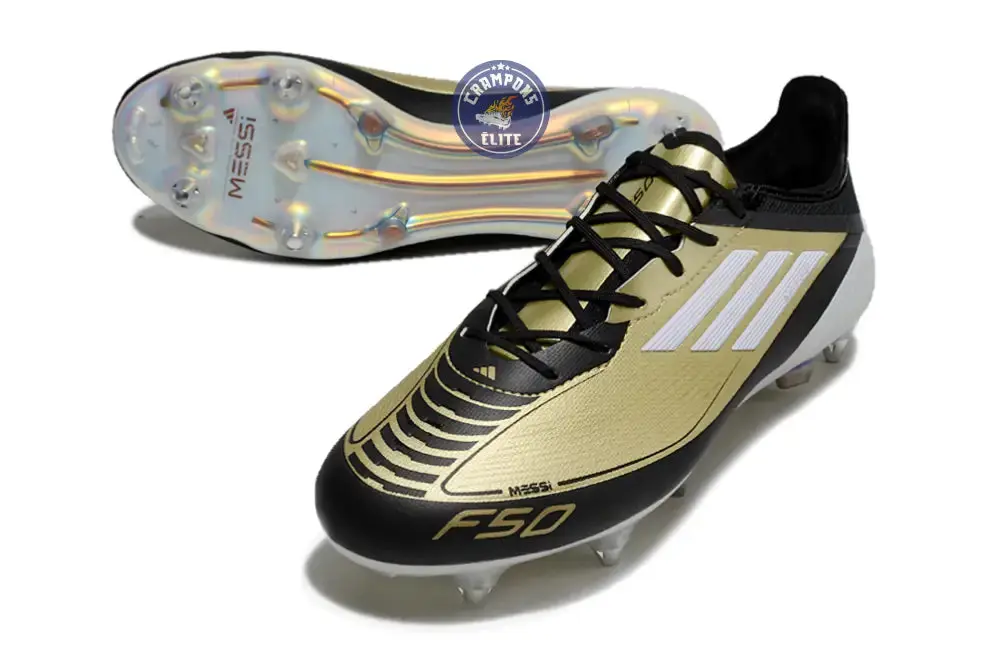 F50 Languette SG Triunfo Dorado - Doré/Blanc/Noir - Image 2