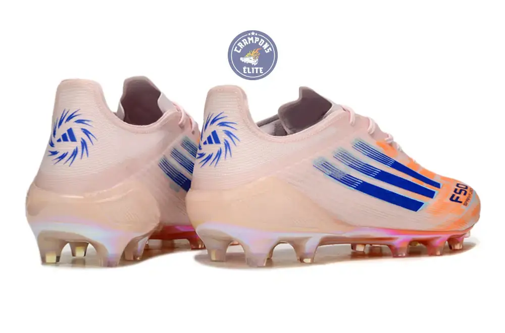 F50 MESSI ELITE Languette FG Spark Fusion - Orange/Bleu/Rose - Image 6