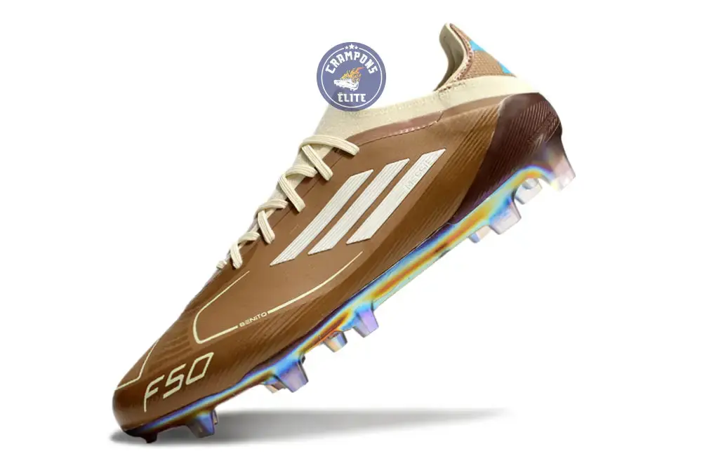 F50 Messi X Bad Bunny Elite Lacets FG - Cardboard/Blanc/Turquoise ÉDITION LIMITÉE - Image 4