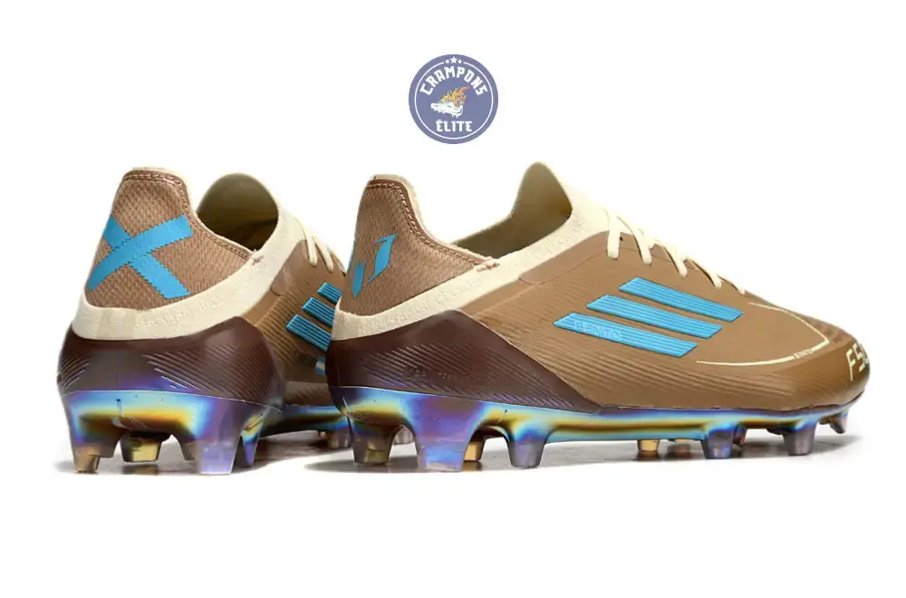 F50 Messi X Bad Bunny Elite Lacets FG - Cardboard/Blanc/Turquoise ÉDITION LIMITÉE - Image 6