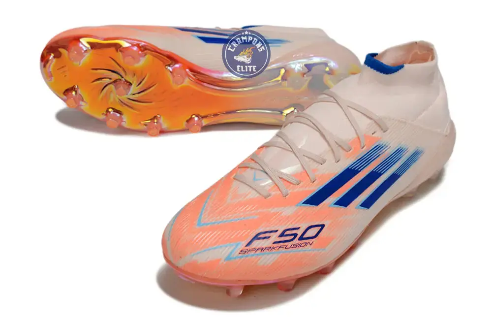 F50 Montante FG Spark Fusion - Beige/Orange/Bleu - Image 2