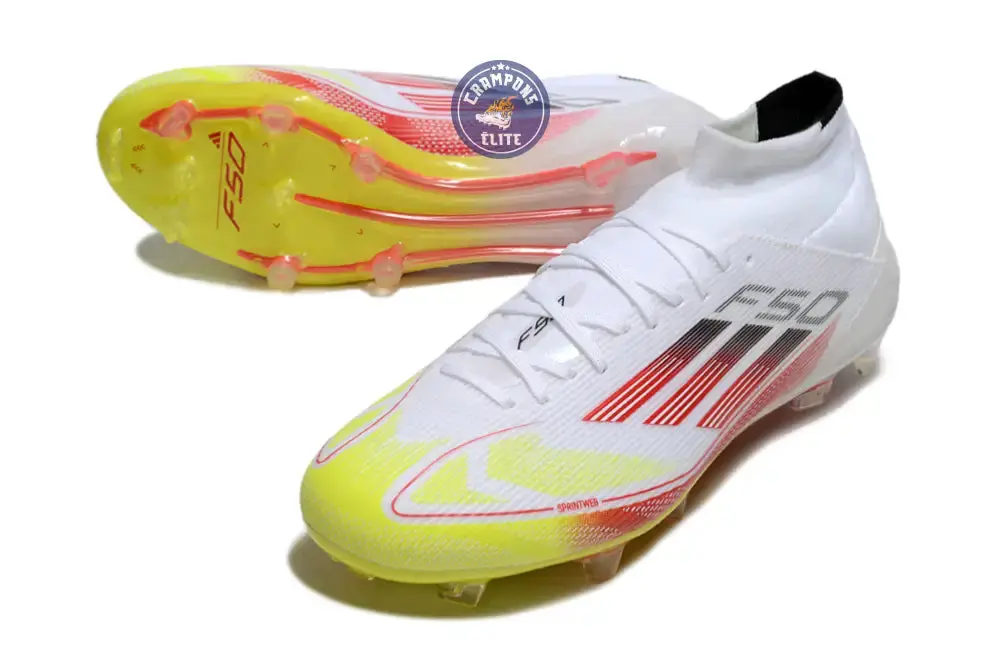 F50 Montante FG Pure Victory - Blanc/Lucid Red/Jaune - Image 2