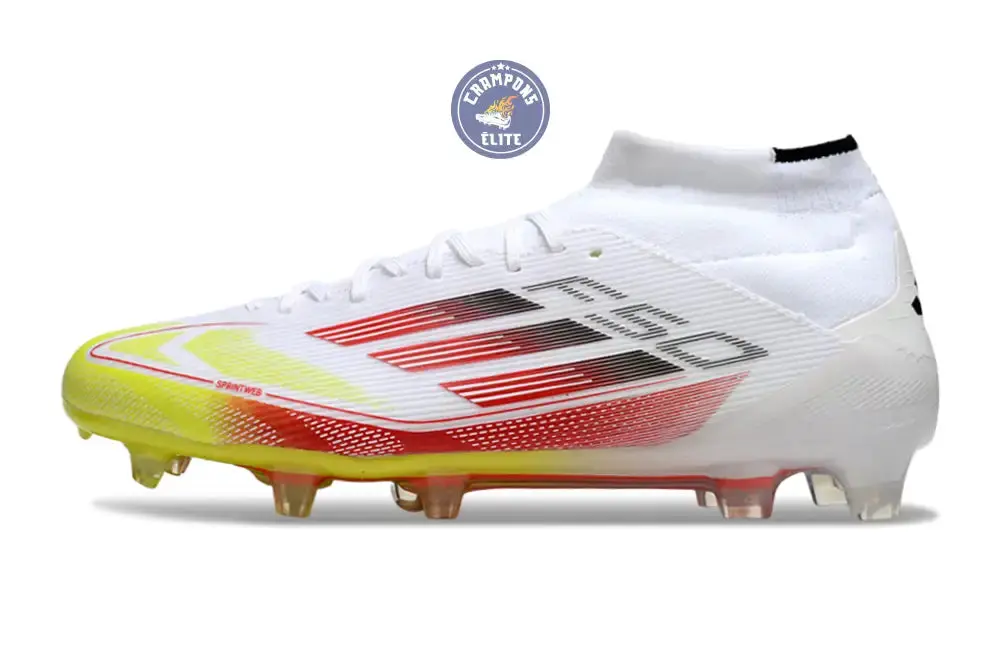 F50 Montante FG Pure Victory - Blanc/Lucid Red/Jaune - Image 5
