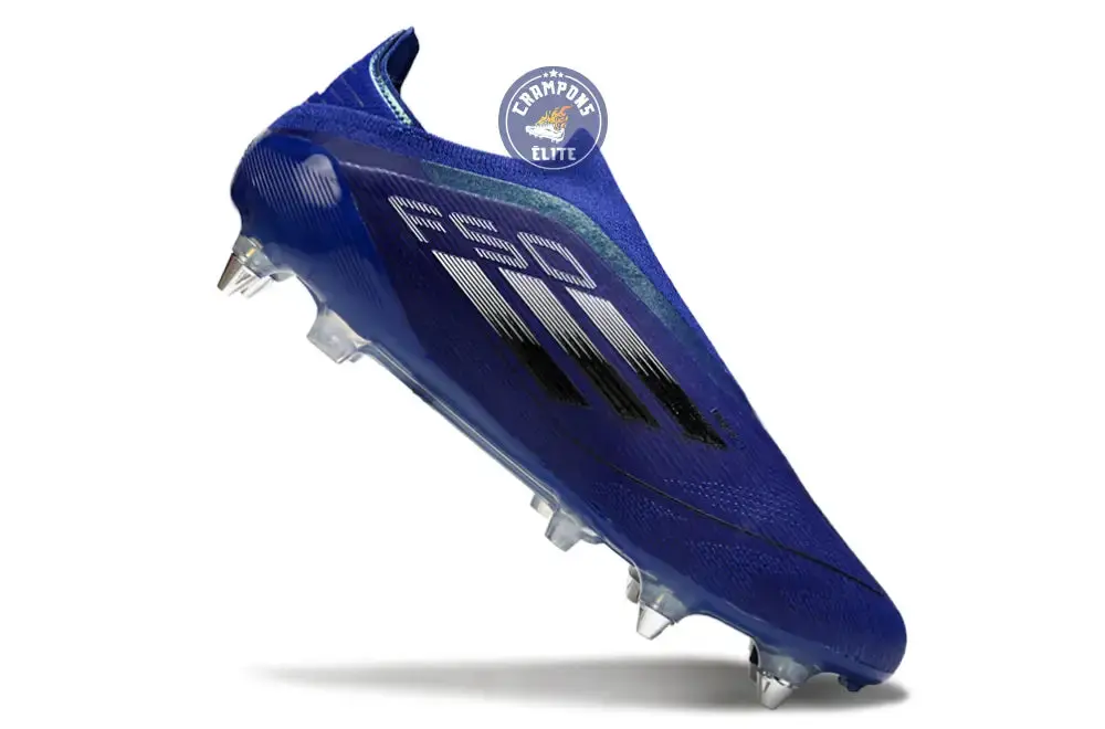F50 Laceless SG - Bleu/Argenté/Blanc - Image 3