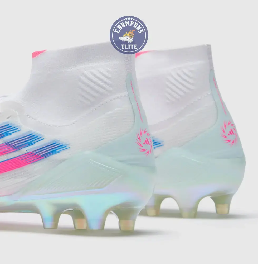 Adidas F50 Sparkfusion Elite Mid Cut FG/AG Trinity - Blanc/Rose Édition Limitée - Image 6