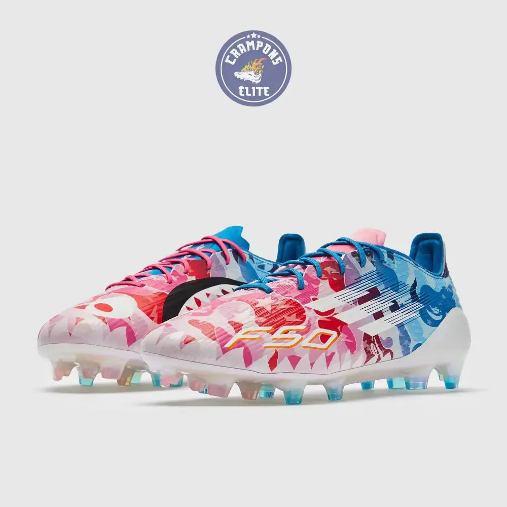 F50 x Bape Languette FG - Rose/Bleu - Image 6
