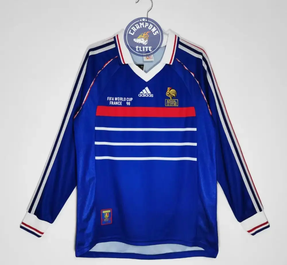 Maillot France 1998 Domicile à manches longues