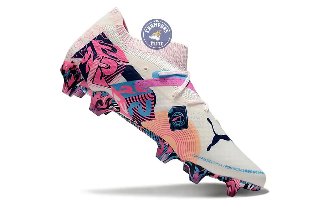 Future 7 Match FG/AG Volume Up - Blanc/Bleu/Poison Pink/Fizzy Melon/Bleu - Image 3