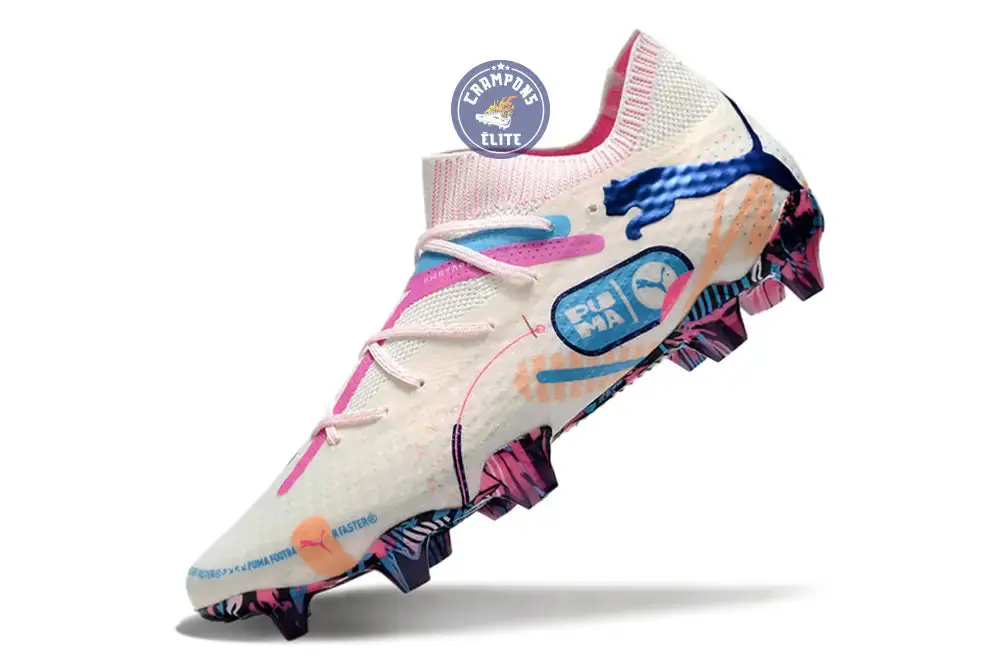 Future 7 Match FG/AG Volume Up - Blanc/Bleu/Poison Pink/Fizzy Melon/Bleu - Image 4