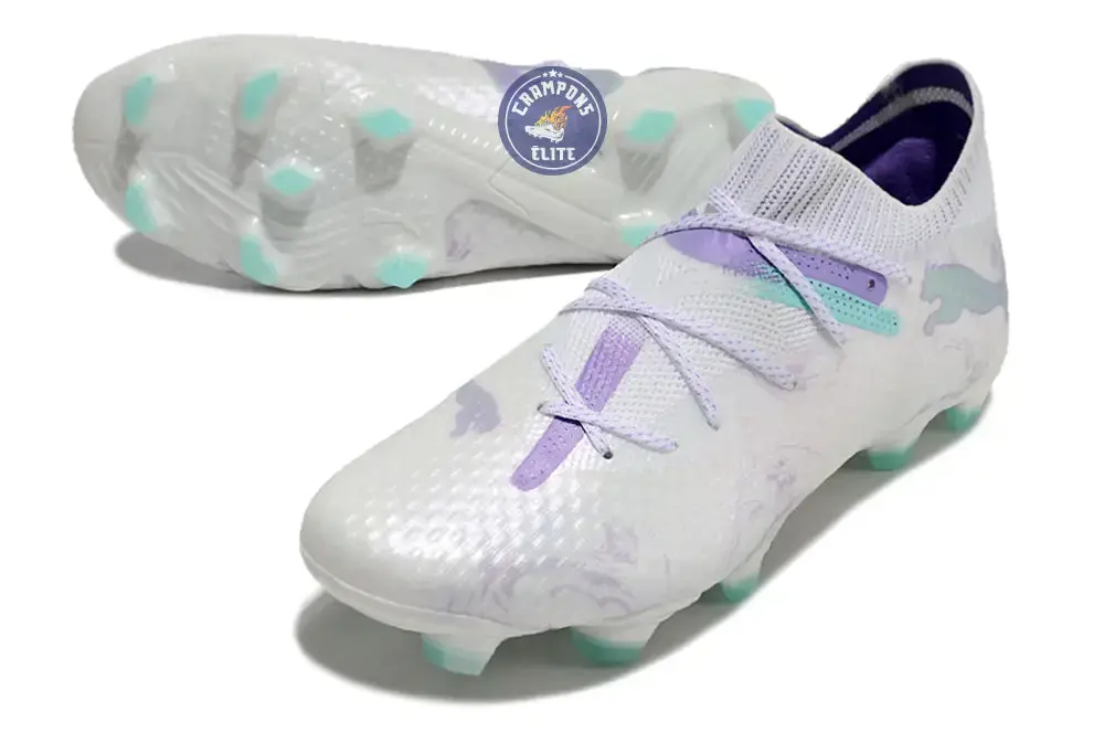 Future 7 Ultimate FG/AG Brilliance - Blanc/Noir/Spring Lavender ÉDITION LIMITÉE - Image 2