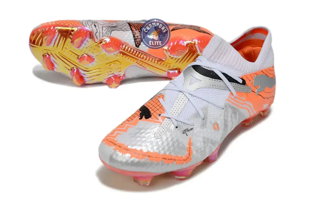 Future 7 Ultimate FG/AG Conquer your Mountain - Blanc/Orange/Argenté ÉDITION LIMITÉE - Image 2