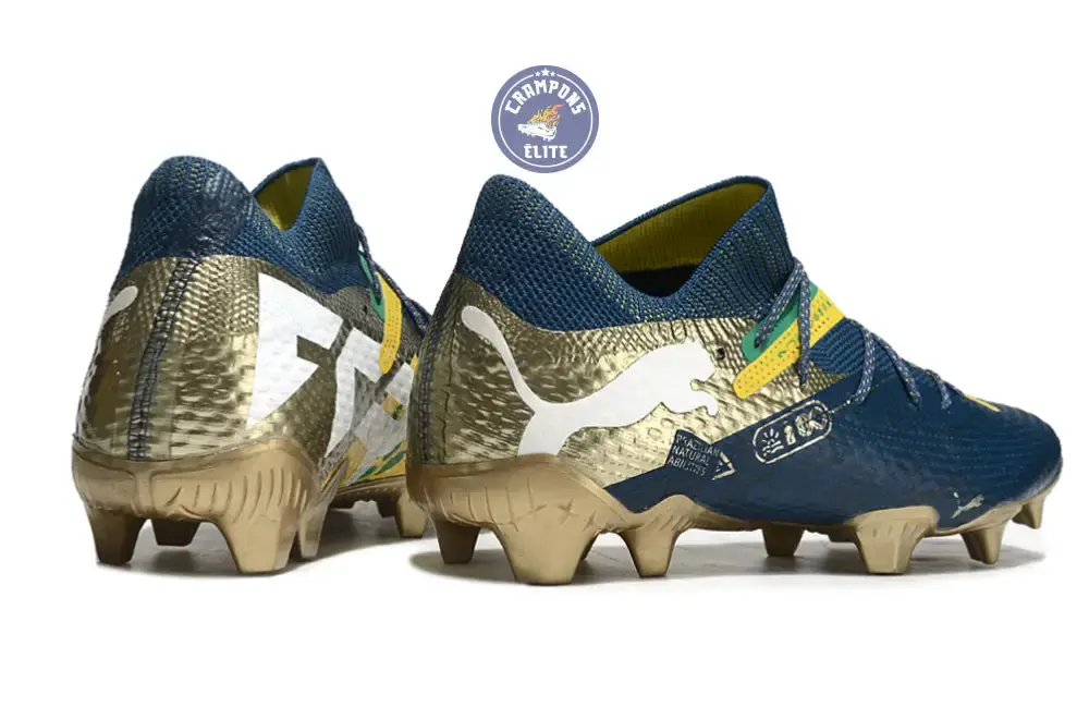 Future 7 Ultimate FG/AG NJR BNA - Sailing Blue/Marine Blue/Jaune/Grassy Green/Doré ÉDITION LIMITÉE - Image 6