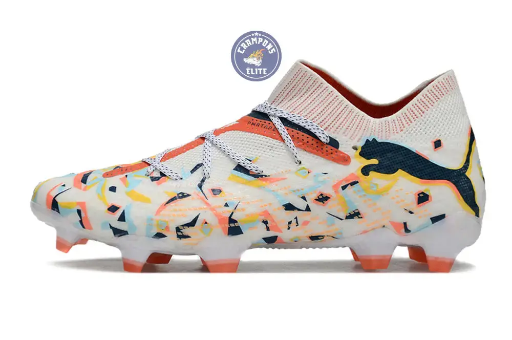 Future 7 Ultimate FG/AG NJR Creativity - Blanc/Ocean Tropic/Turquoise Surf/Hot Heat/Sun Stream ÉDITION LIMITÉE - Image 5