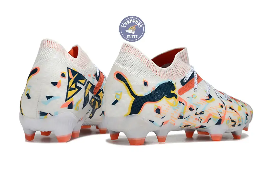 Future 7 Ultimate FG/AG NJR Creativity - Blanc/Ocean Tropic/Turquoise Surf/Hot Heat/Sun Stream ÉDITION LIMITÉE - Image 6