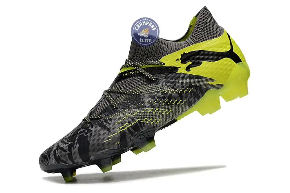 Future 7 Ultimate FG/AG Rush - Strong Gray/Cool Dark Gray/Electric Lime ÉDITION LIMITÉE - Image 4