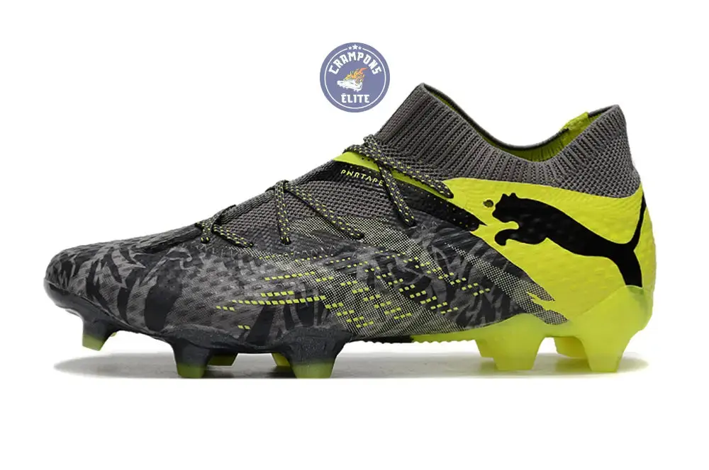 Future 7 Ultimate FG/AG Rush - Strong Gray/Cool Dark Gray/Electric Lime ÉDITION LIMITÉE - Image 5