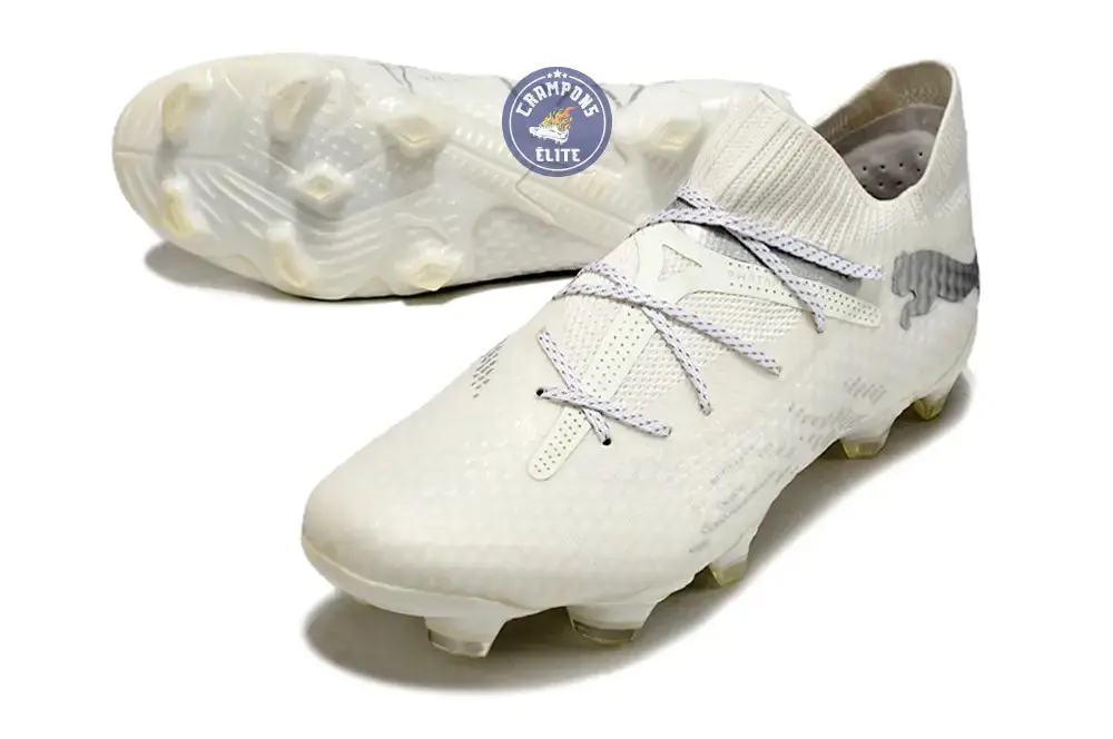 Future 7 Ultimate FG/AG White Pack - Blanc/Argenté - Image 2