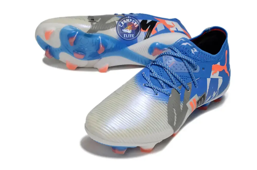 FUTURE 8 LOW Forever FG - Bleu/Blanc/Orange - Image 2