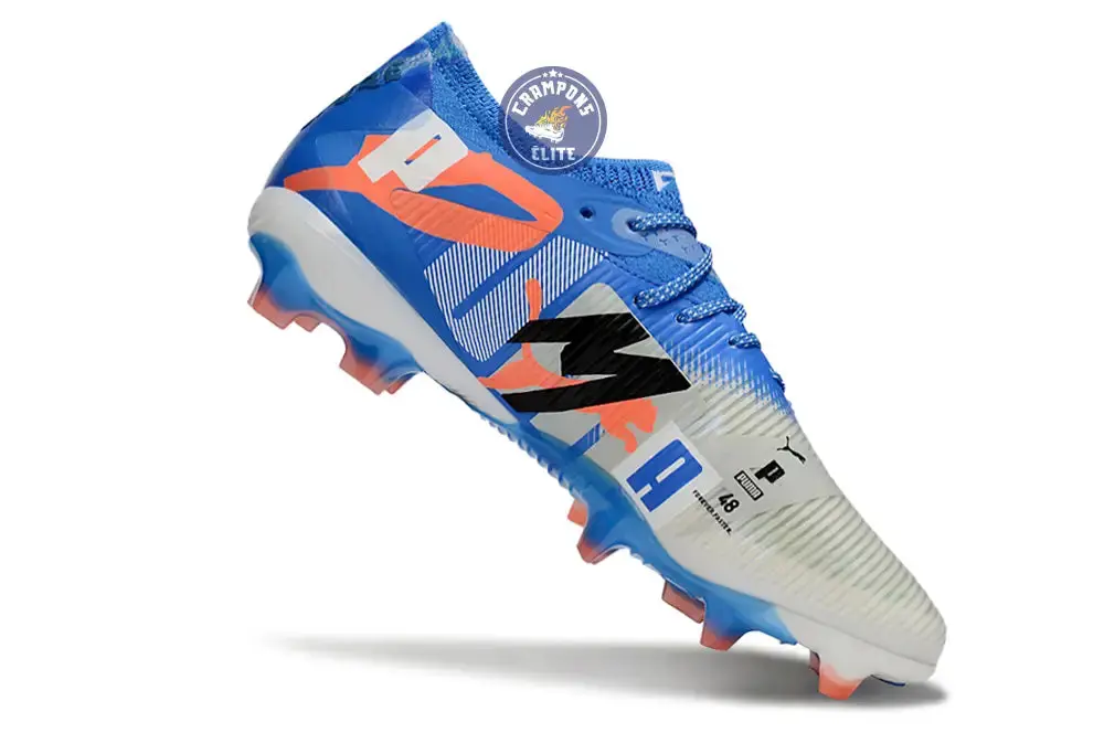 FUTURE 8 LOW Forever FG - Bleu/Blanc/Orange - Image 3