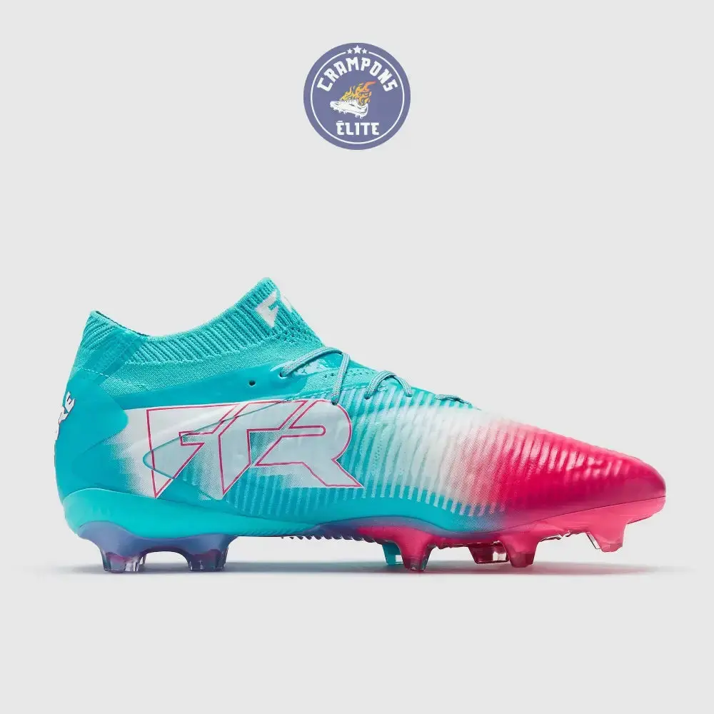 Future 8 Ultimate FG - Bleu Turquoise/Rose/Blanc - Image 3
