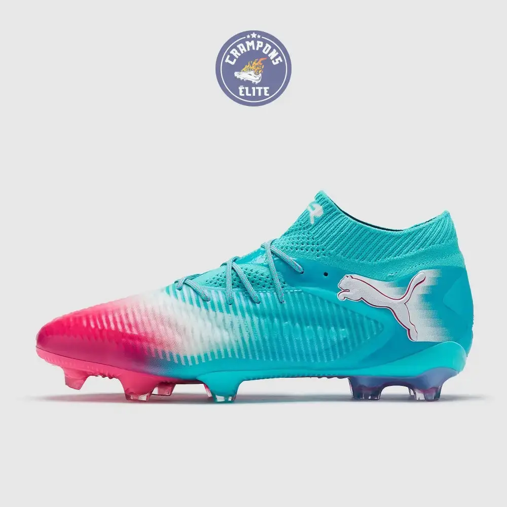 Future 8 Ultimate FG - Bleu Turquoise/Rose/Blanc - Image 4