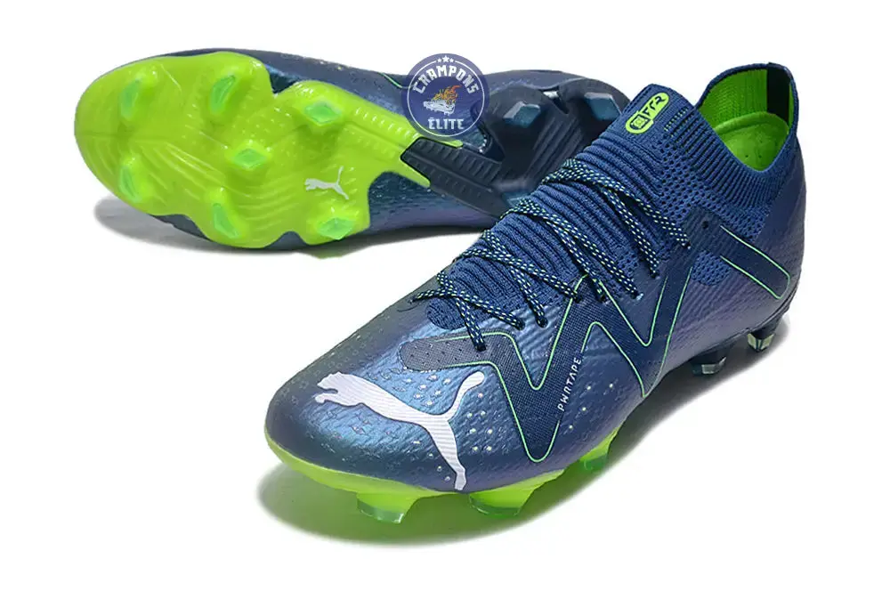 Future Ultimate FG Gear Up - Persian Blue/Blanc/Vert - Image 2