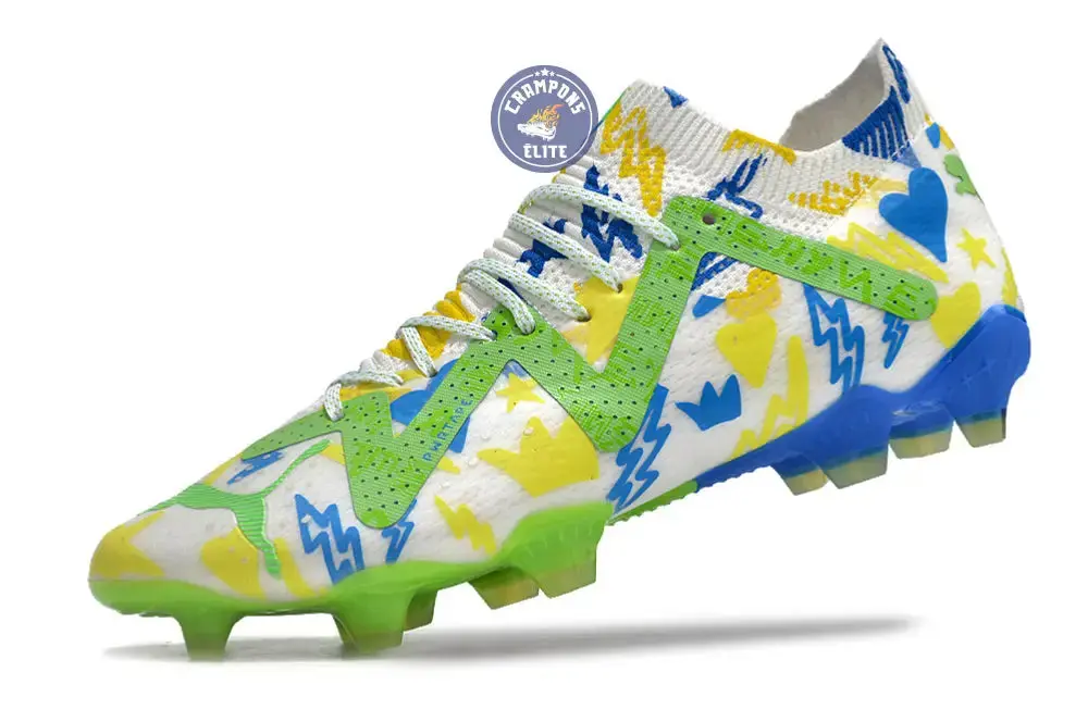 Future Ultimate FG Neymar Jr. Instituto - Blanc/Bleu/Jaune/Vert ÉDITION LIMITÉE - Image 4