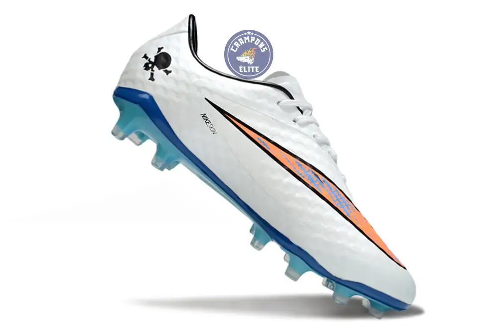 New Hypervenom 1 Phantom FG Blanc/Bleu/Orange - Image 3