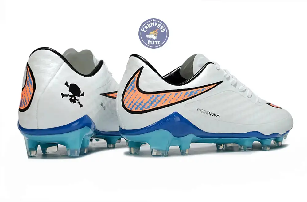 New Hypervenom 1 Phantom FG Blanc/Bleu/Orange - Image 5