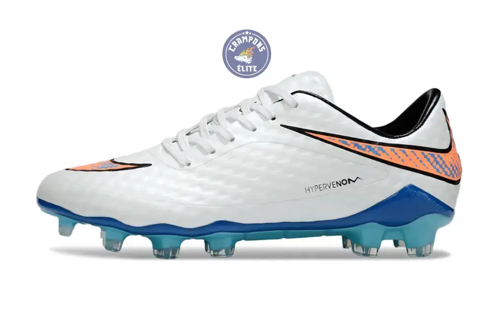New Hypervenom 1 Phantom FG Blanc/Bleu/Orange - Image 7