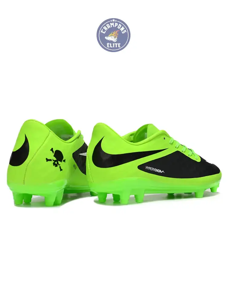 Hypervenom Phantom 1 FG - Neon/Sort/Hvid - Image 6