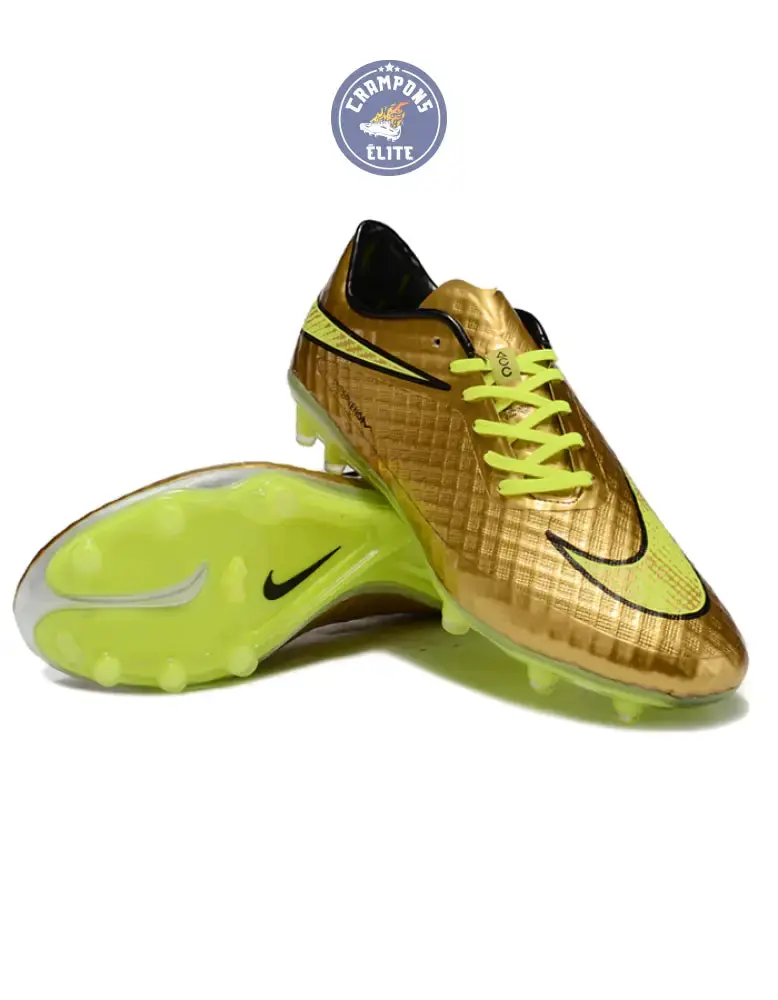Hypervenom Phantom Premium FG - Or/Volt/Noir