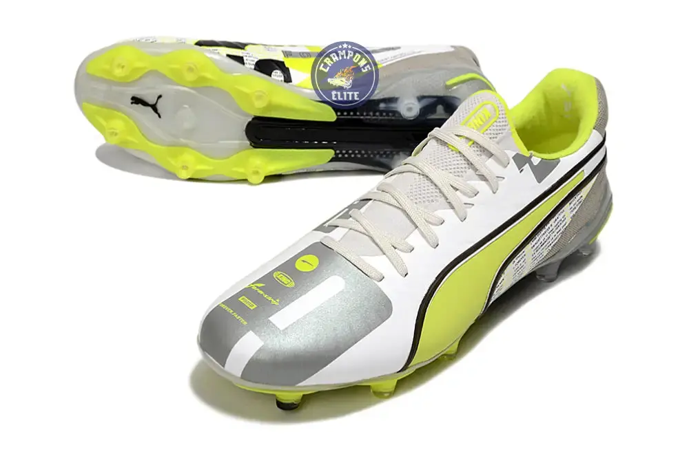 King Ultimate FG/AG Forever - Gris/Electric Lime/Blanc/Flat Light Gray ÉDITION LIMITÉE - Image 2