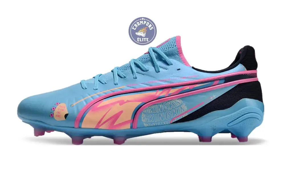 King Ultimate FG/AG Volume Up - Bleu/Poison Pink/Bleu - Image 5
