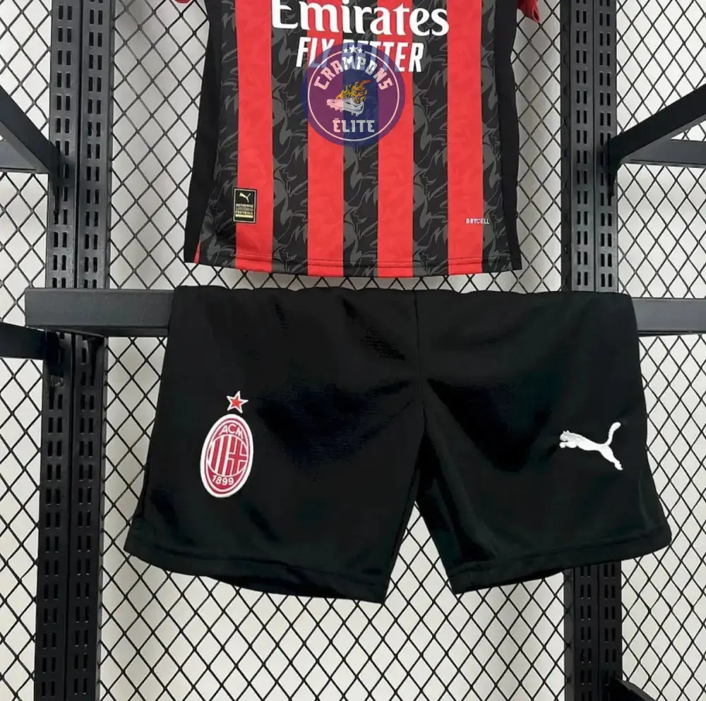 Kits Enfants AC Milan 2025/26 Domicile - Image 2