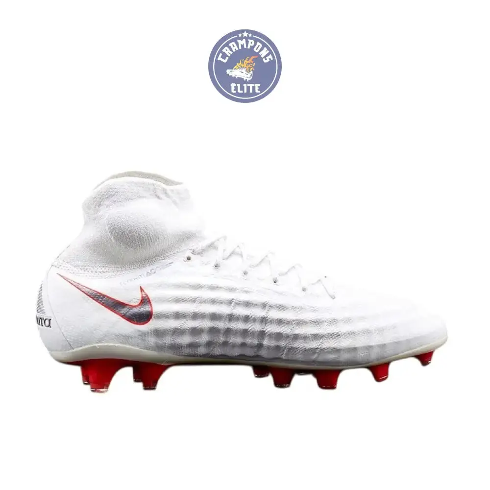 MAGISTA OBRA 2 ELITE DF FG JUST DO IT - BLANC/ROUGE CRAMOISI - Image 5